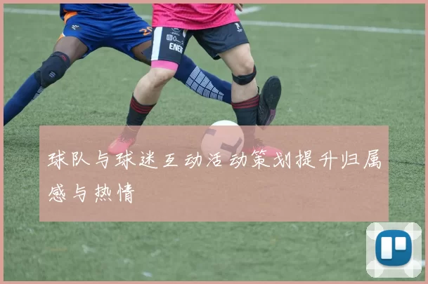 球队与球迷互动活动策划提升归属感与热情
