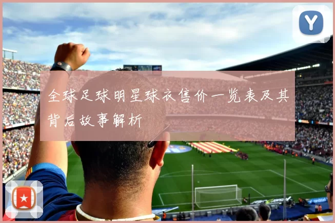 全球足球明星球衣售价一览表及其背后故事解析